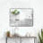 Black Rectangular Metal Framed Wall Mirror