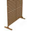 Panneau de clôture en métal avec motif à rayures 74,8 "x 47" Pacifa-102305953