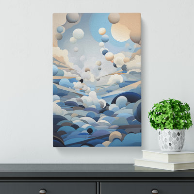 Cloudy Sky Orphism No.4 - Print