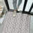 Nielsville Grey/White Machine Washable Non-Slip with Rubber Backing-1601040061