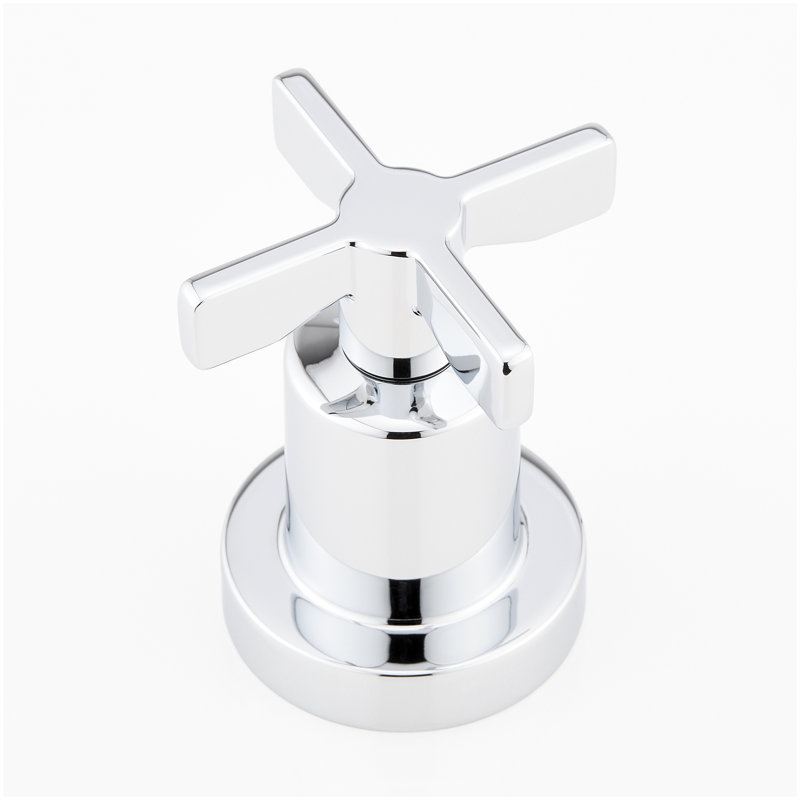 Vassor 4-Hole Roman Tub Faucet and Hand Shower with Rough-In Valve - Chrome, Chrome