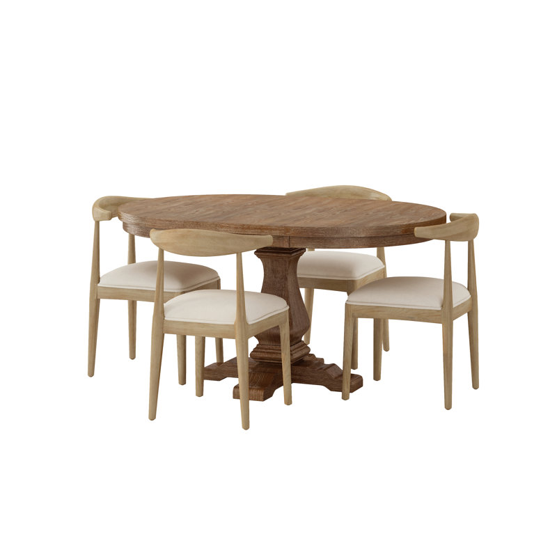 Jobita Dining Set, Beige