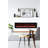 Modern Electric Fireplace With Multi-Color Flame And Ember Effects, Wall-Mount & Recessed Installation, Touch Screen & Remote Control-1928984425