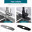 10" Matte Black Oval Faucet Hole Cover