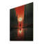 «Minimalistic Art Red Solitude I» sur bois-1805167450