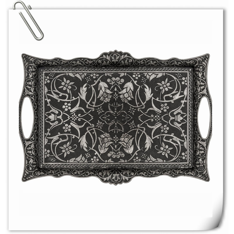 Tray Metal Tray, Black