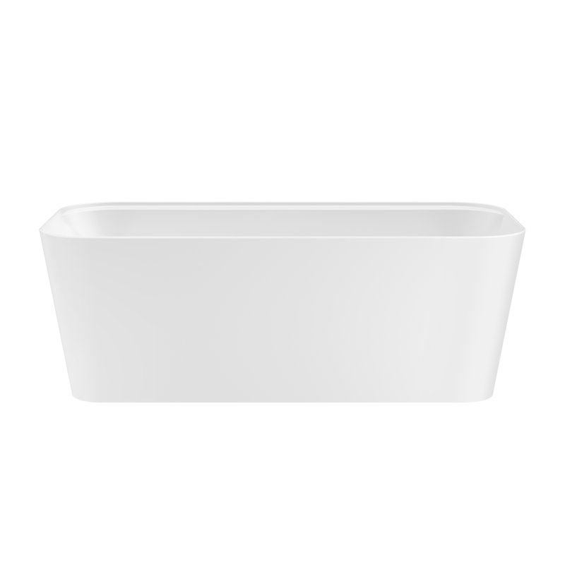 66.75'' x 31.625'' Bathtub, Matte White, Matte Black