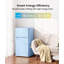 BANGSON Top Freezer Freestanding Mini Fridge