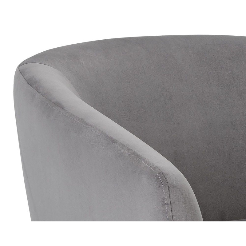 Choncey Swivel Armchair, Gray
