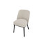 Foyer Upholstered Dining Chair with Wooden Base