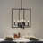 8 - Light Dimmable Geometric Chandelier