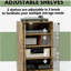 Armoire audio, armoire de rangement multimédia, support multimédia
