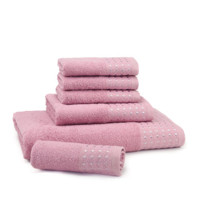 Fukumi 6 Piece Turkish Cotton Towel Set