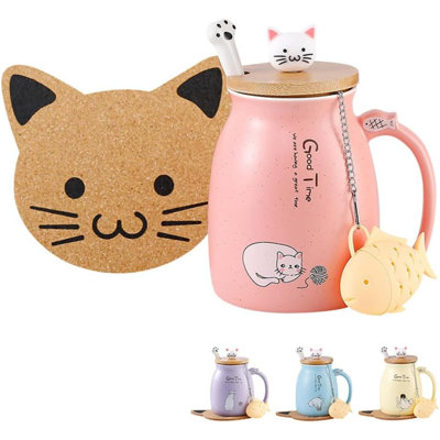 Tasse à thé avec infuseur Kawaii