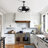20.9" W Plug-in Caged Ceiling Fan with LED Light and Remote