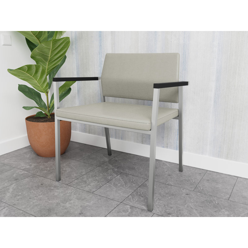 Fauteuil de réception Avon Rx, Vinyle armure Sentry, Argent