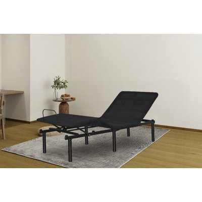 Queen Bed Frame - Fold to Half - TXL Motorized Head and Foot Incline - Quick &amp; Easy Assembly (No Box Spring Needed)