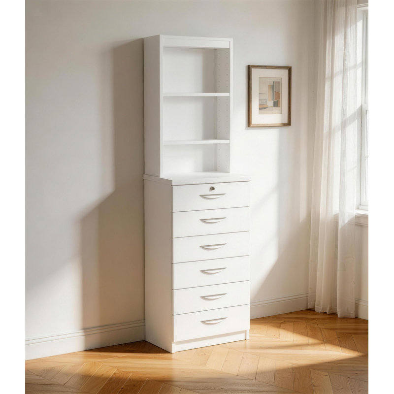 Brendi 4 -Drawer, White