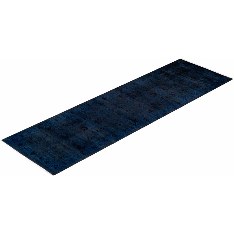 Fine Vibrance One-of-a-Kind 3' 1" X 10' 5" Hand Knotted Area Rug