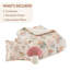 Ensembles de literie en microfibre confortables, conception de champignon fantaisiste, parfait pour la maison