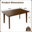 Table en noyer Minimalist