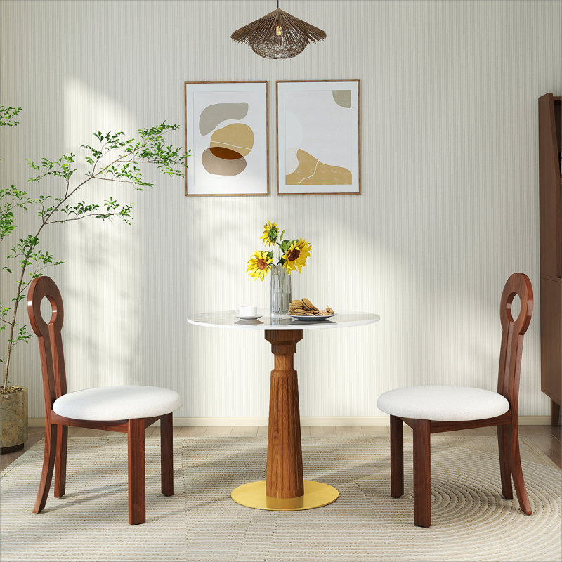 Table de salle à manger Modern Modern, Blanc