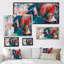 Peinture abstraite colorée Strokes, art moderne sur toile-878661434-878661408