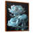 Toile avec cadre flottant brun