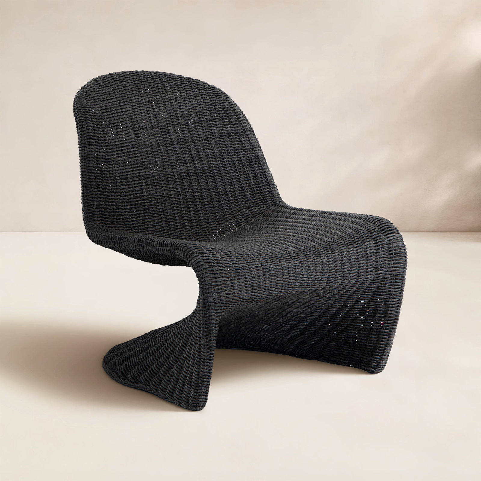 Daughtery Patio Lounge Chair, Vintage Coal
