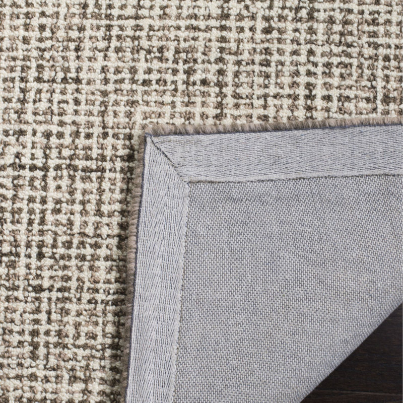 Furr Hand Tufted Wool Rug, Rectangle 6' x 9'