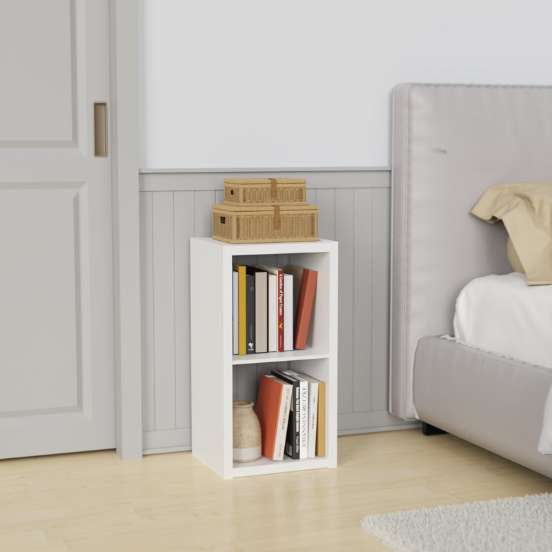 30" H x 15.87" W Cube Bookcase, White