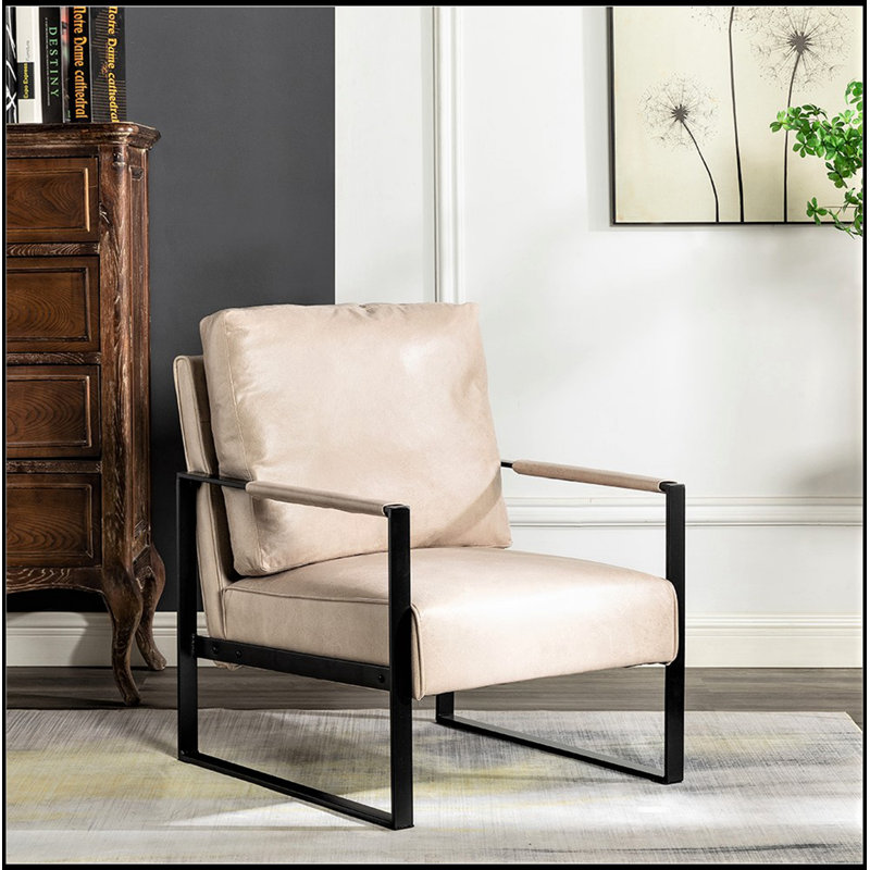 Fauteuil d'appoint Direct Classic Mid Century Modern, Chameau clair
