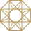 16"OD x 6 1/4"ID x 1/2"P Guardian Architectural Grade PVC Pierced Ceiling Medallion, Gold