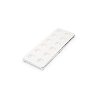 Cucina Pro Ravioli Mold with Extra Large 1 3/4 inch Squares- Authentic Ravioli Tray and Press Makes 10 Italian Raviolis at A Time