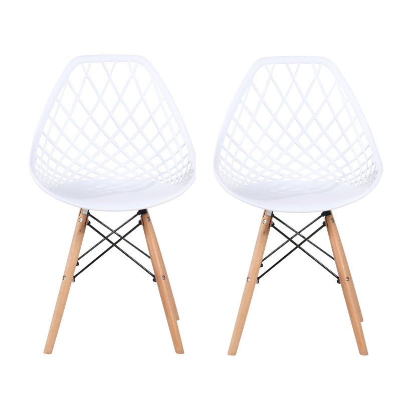 Chaise d'appoint Esi, Blanc