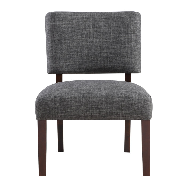 Chaise d'appoint Attilia, Gris anthracite