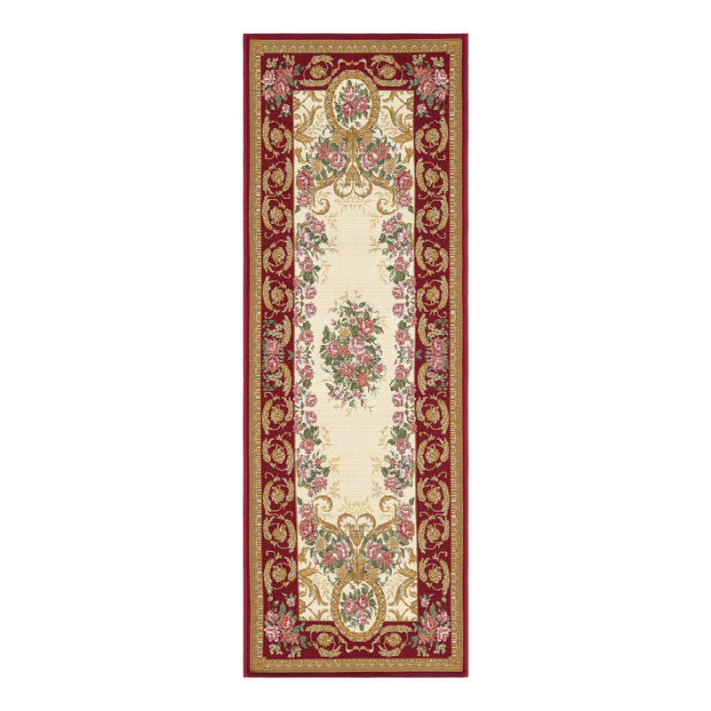 Indoor/Outdoor Traditional Area Rug, Runner 2' x 6'1"