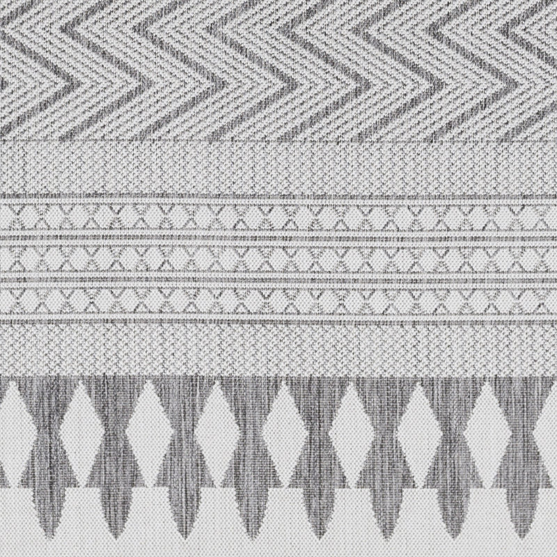 Anethrah Geometric Indoor / Outdoor Rug, Rectangle 7'10" x 10'