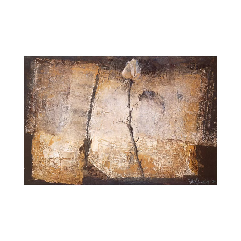 No Rose Without A Thorn By Heleen Vriesendorp - Wrapped Canvas Painting by Heleen Vriesendorp - Wrapped Canvas Painting