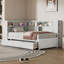 Jacayden polyvalent pour lit simple avec rangement, USB et lit gigogne pour la maison-1124824435