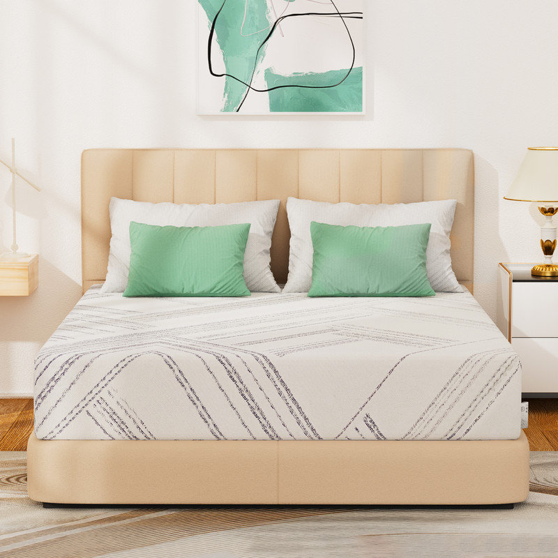 12" Medium Cooling Gel Memory Foam Mattress，Pressure Relief, Ergonomic Design, Ideal For All Sleep Positions, Queen, 12"