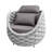 Wicker Outdoor Patio Chair With Cushions And Accent Pillow And Patio Table-1657137986-1657137991