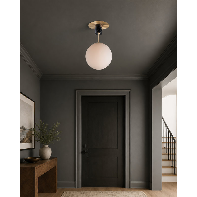 Plafonnier semi-encastré 1 lumière 9,75 po Drake