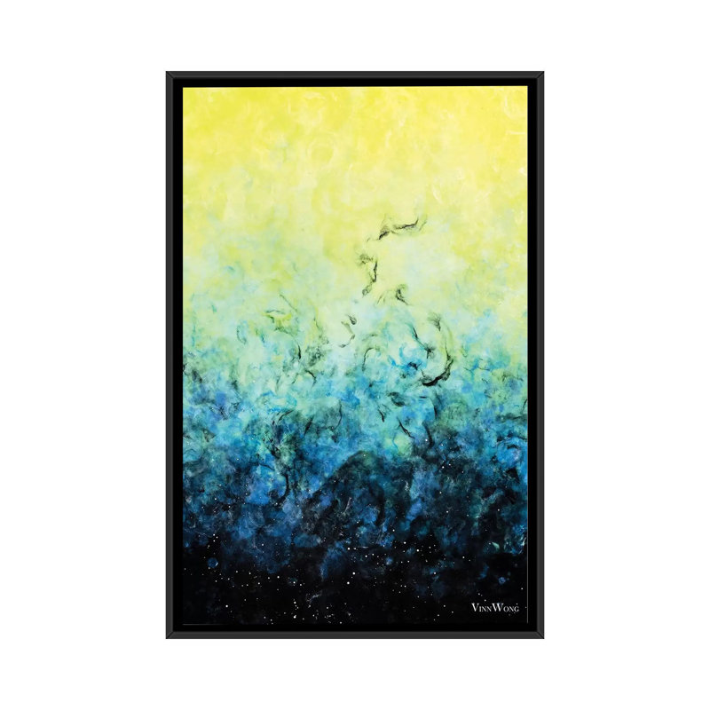 « amaranthine », impression sur toile, H 26 po x l 18 po x P 1,5 po, Toile avec cadre noir, Pas de tapis