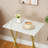 Folding Tables 2 Set, TV Tables For Eating Foldable, TV Tray Table, Small Sofa Laptop Dinner Table For Small Space, Metal Frame, Modern