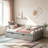 Extending Daybed with Trundle, Wooden Daybed-1661865561