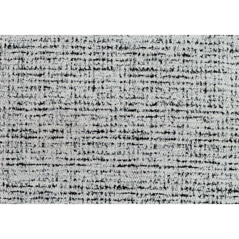 Repose-pieds cylindrique rembourré en tissu de chenille