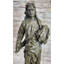 Statue en bronze de chef indien Zillah avec bouclier et pistolet