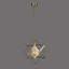 Lustre glamour à hauteur réglable, structure en métal, 27,6 po de diamètre x 27,6 po de hauteur | Finition de la peinture séchée au four | Douille E27, 40 W maximum | Parfait pour les salles à manger et les espaces de vie élégants, solution d'éclairage élégante