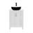 Kreutzer 24.4'' Single Bathroom Vanity with Manufactured Wood Top-872938426-872938427-891726688